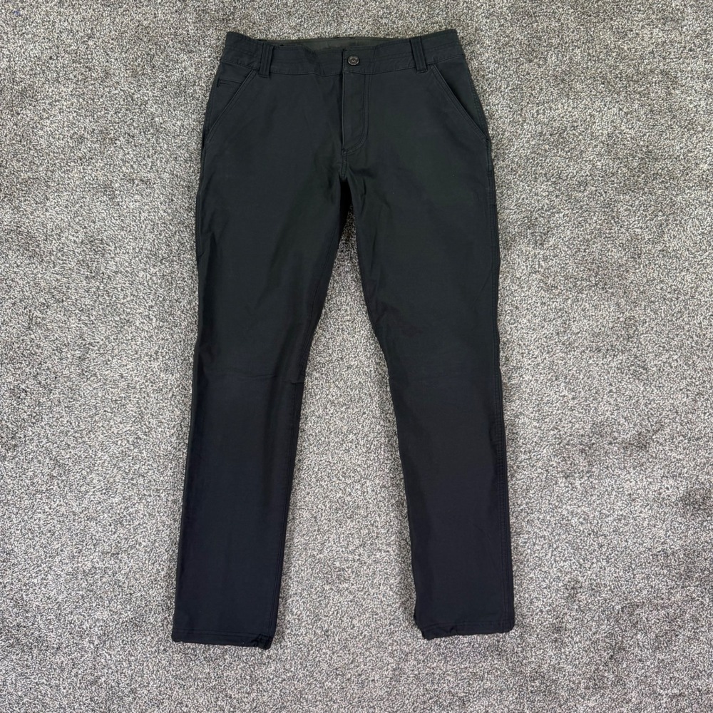 Kuhl Resistor Chino Pants Men 32x32 Black Stretch Hiking Outdoor Articulated Fit